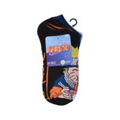 Wholesale - 6pk MED. BOYS NARUTO HIDDEN LEAF NS SOCKS C/P 12, UPC: 193159273774
